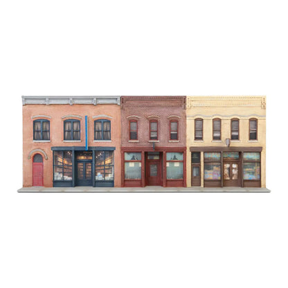 Walthers Cornerstone 933-4072 HO Merchant's Row Background Building