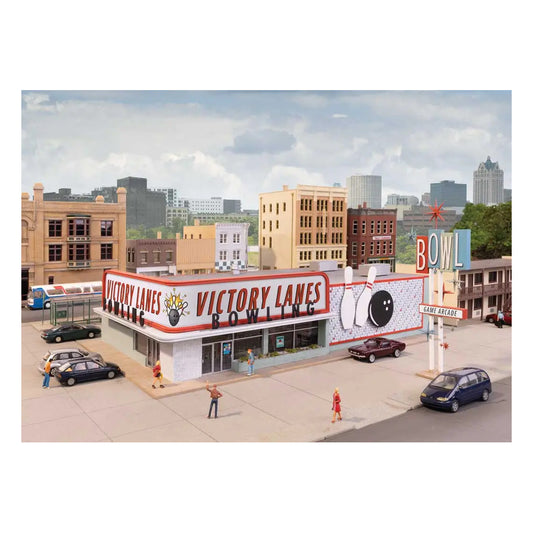 walthers cornerstone 4118 ho vintage bowling alley kit