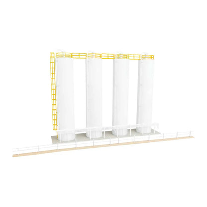 Walthers Cornerstone 4145 HO Plastic Pellet Plant Kit