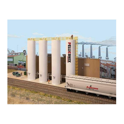 walthers cornerstone 4146 ho plastic pellet plant background