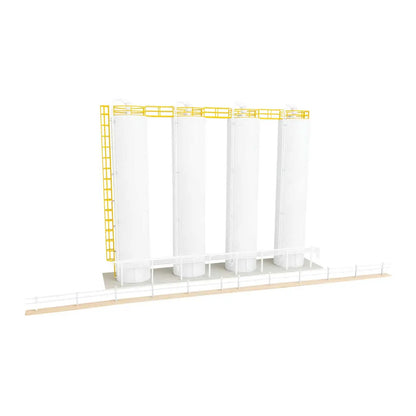 Walthers Cornerstone 4146 HO Plastic Pellet Plant Background