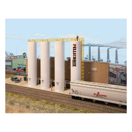 walthers cornerstone 4146 ho plastic pellet plant background