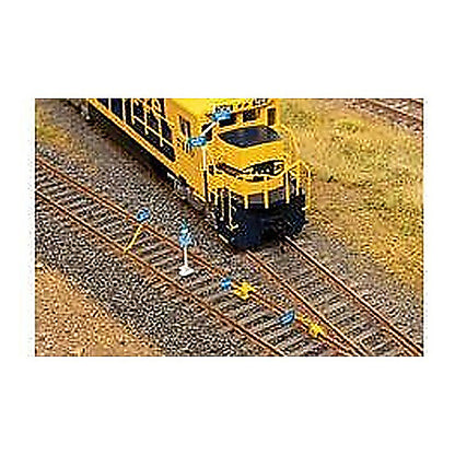 walthers cornerstone 4162 ho blue flags 50 pack kit