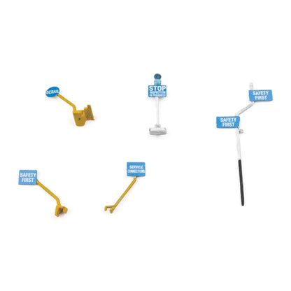 Walthers Cornerstone 933-4162 HO Blue Flags Kit pkg(50)