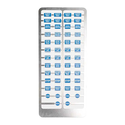 Walthers Cornerstone 933-4162 HO Blue Flags Kit pkg(50)