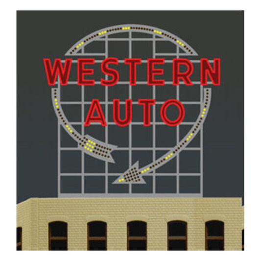 Miller Engineering 2481 O/HO Scale Western Auto Billboard
