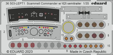 Eduard 36503 1/35 Scammel Commander w/ 62t Semitrailer for Hobby Boss