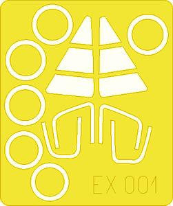Eduard EX001 1/48 Mask F-102 for Revell/Monogram Canopy Mask Set