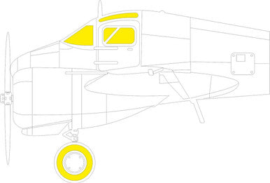 Eduard EX815 1/48 Mask AT9 Jeep for DWN Canopy Mask Set