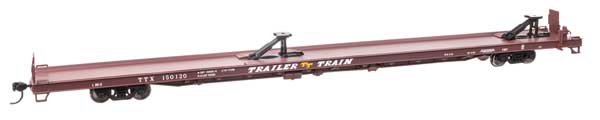 Walthers Mainline 5734 HO Scale 89' Channel Side Flatcar - Ready to Run -- Trail