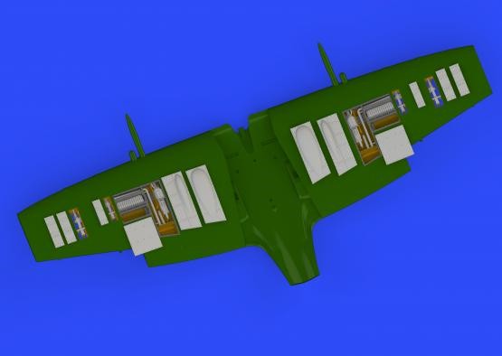 Eduard 672150 1/72 Aircraft- Spitfire Mk IXc Gun Bays for EDU (Photo-Etch & Resi
