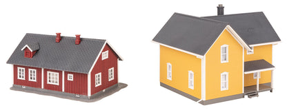 Faller 130604 HO Scale 2 Swedish Houses Model Kit