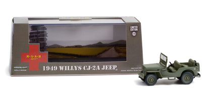 Greenlight 86592 1/43 1949 Willys Jeep CJ-2A, MASH