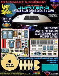 TSDS 116 1/35 LiS Jupiter 2 Spaceship Decal & Vinyl Set for MOE 18" Model