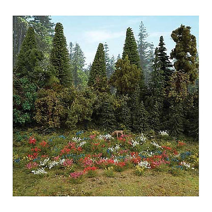 walthers scenemaster 1095 ho scale assorted flowers set of 250 kit