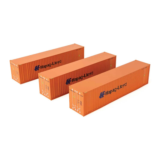 walthers scenemaster 18202 ho scale 40 flat panel container 3 pack hapag l