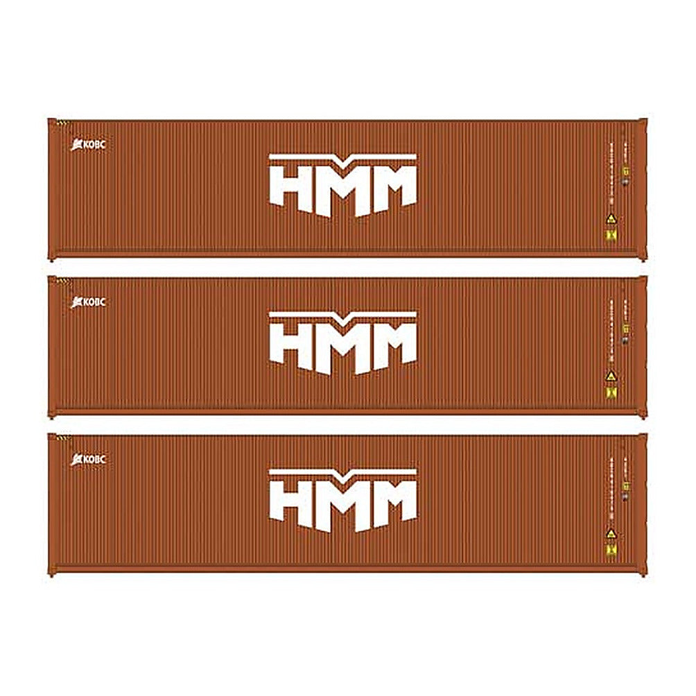 walthers scenemaster 18256 ho 40 corr container 3 pack hmm