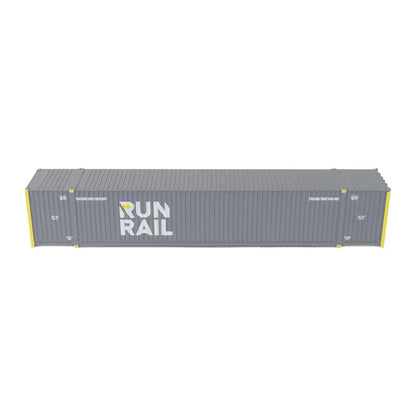 Walthers SceneMaster 18506 HO 53' Container 3-Pack Run Rail