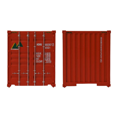 Walthers SceneMaster 8253 HO 40' Hi Cube Container Hyundai