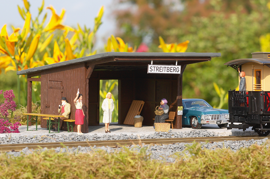Piko 62074 G Scale Streitberg Passenger Shelter Building Kit