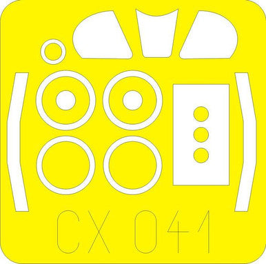 Eduard CX041 1/72 Paint Mask for TAMIYA P-51D Canopy Mask Set