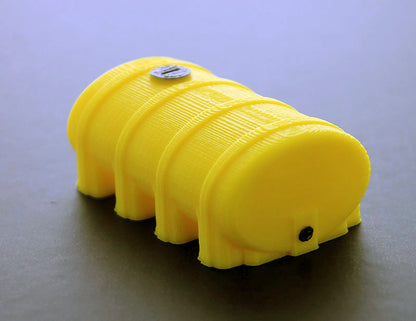 3D To Scale 64-322-Y 1/64 Elliptical Leg Tank, Yellow