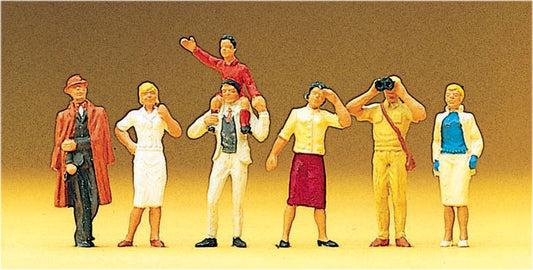Preiser 10026 HO Scale Standing Spectators Figure Set