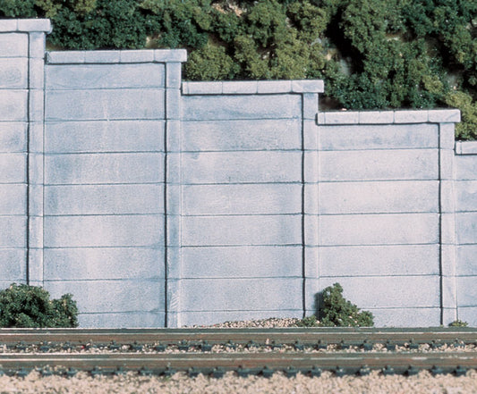 Woodland Scenics C1258 HO Scale Concrete Retaining Wall