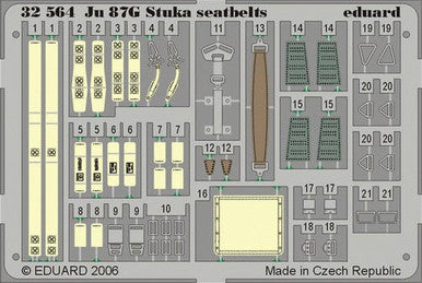 Eduard 32564 1/32 Seatbelts Ju87F Stuka for HSG (Pre-Painted)