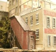 Bar Mills 305 N Scale Covered Stairwell -- Kit pkg(2)