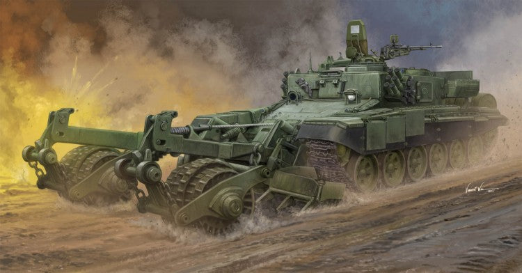 Trumpeter Scale Models 9552 1/35 Russian BMR3 Armored Mine Clearing Vehicle