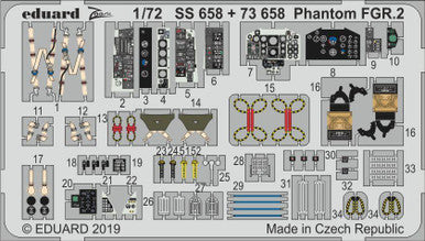 Eduard 73658 1/72 Phantom FGR.2 Photo Etched Set for AIRFIX