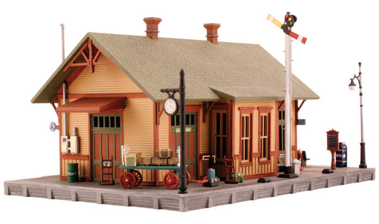 Woodland Scenics PF5207 All Scale Woodland Station - N Scale Kit
