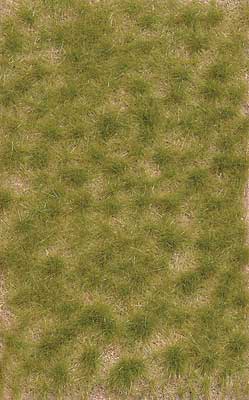 Busch 3533 A Scale Grass Tuft Sheet -- 2-Color Late Summer Tufts 3/16"