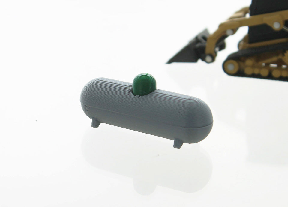 3D To Scale 64-320-GY 1/64 – Propane Tank Gray Miniature Utility