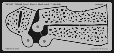 Eduard XF563 1/48 Bf 109E Small Blotch Mask-etch