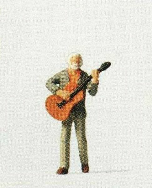 Preiser 29067 HO Scale Individual Figures -- Standing Guitar Player