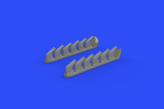 Eduard 648485 1/48 Aircraft- P51D Exhaust Stacks for EDU (Resin)