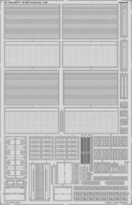 Eduard 481104 1/48 B-24D Bomb Bay for Revell