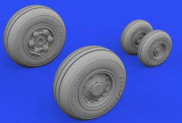 Eduard 672283 1/72 Aircraft- Tornado Wheels for RVL (Resin)