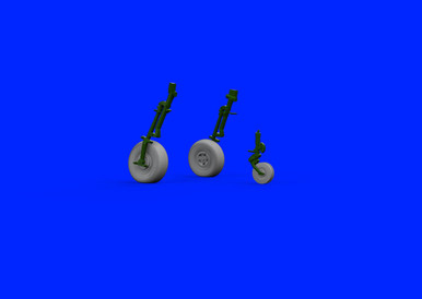 Eduard 648420 1/48 Tempest Mk. V Wheels Early for EDU (Mask & Resin)