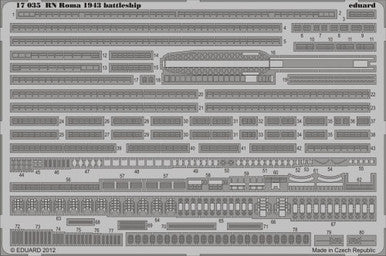 Eduard 17035 1/700 RN Roma 1943 for TRP Photo Etch Detail Set