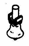 Details West BE-127 HO Scale Bells pkg(2) -- Frame Mount