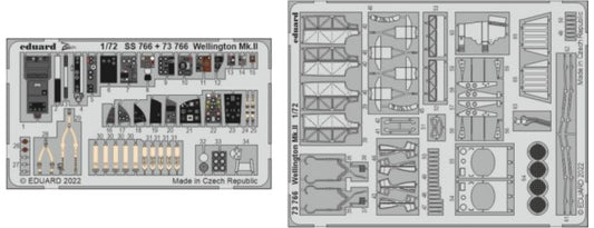 Eduard 73766 1/72 Aircraft- Wellington Mk II for ARX (Painted)