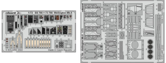 Eduard 73766 1/72 Aircraft- Wellington Mk II for ARX (Painted)