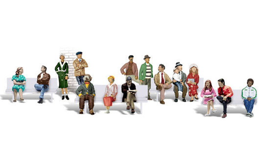 Woodland Scenics A1908 HO Scale Sixteen Passengers