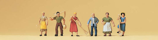 Preiser 79040 N Scale Farm Workers Figure Set