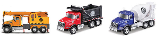 Maisto 21239-CASE Scale City Services - Mack Trucks 24-Piece Factory Sealed