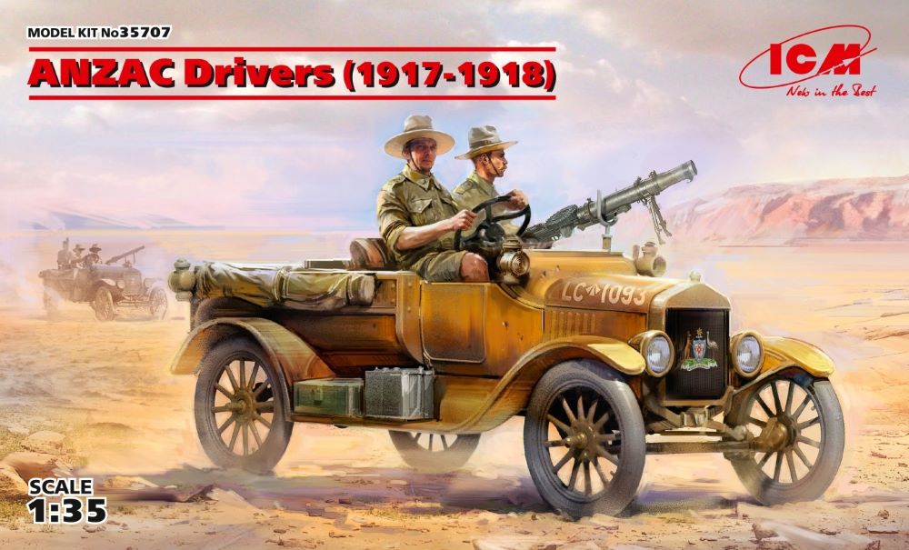 ICM Models 35707 1/35 ANZAC Drivers 1917-1918 (2)