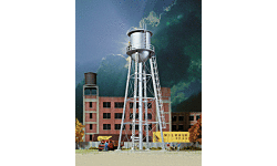 Walthers Cornerstone 933-3833 N Vintage Water Tower Assembled Silver